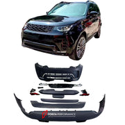 CONVERSION BODY KIT for LAND ROVER DISCOVERY 5 2016 - 2020 UPGRADE to 2021+ FACELIFT

Set includes:

Front Bumper
Front Bumper LED Lights
Front Grille
Front Air Vents
Roof Spoiler
Rear Bumper
Rear Bumper LED Lights

Material: Plastic

Note: Professional installation is required.

* Please let us know which shipping option you prefer.

* Each part can be sent separately. If you need, please contact us.



Payment ►
Visa

Mastercard

PayPal with a credit card (add 4.4% at checkout)
Payoneer
Cryptocurrency
Shi