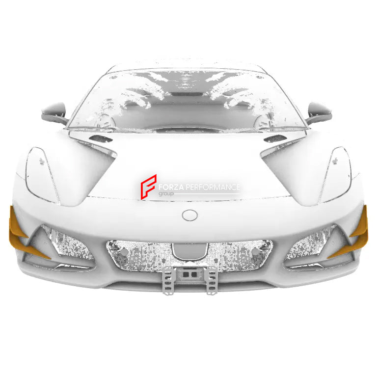 CARBON FRONT CANARDS for LOTUS EMIRA  Set includes:  Front Canards