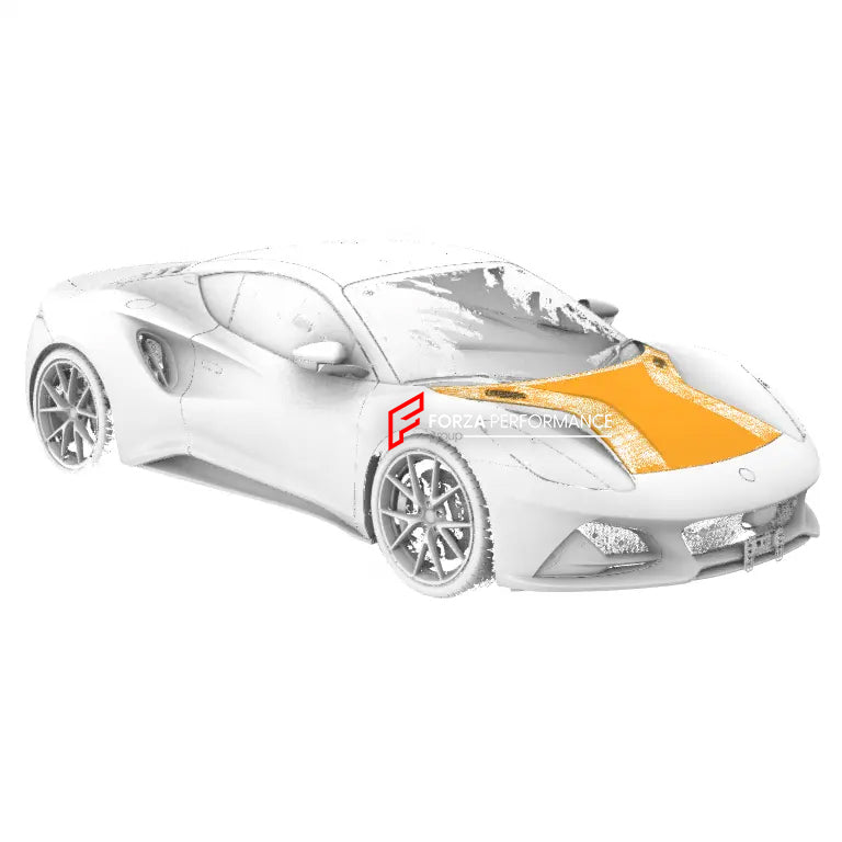 CARBON HOOD for LOTUS EMIRA  Set includes:  Hood