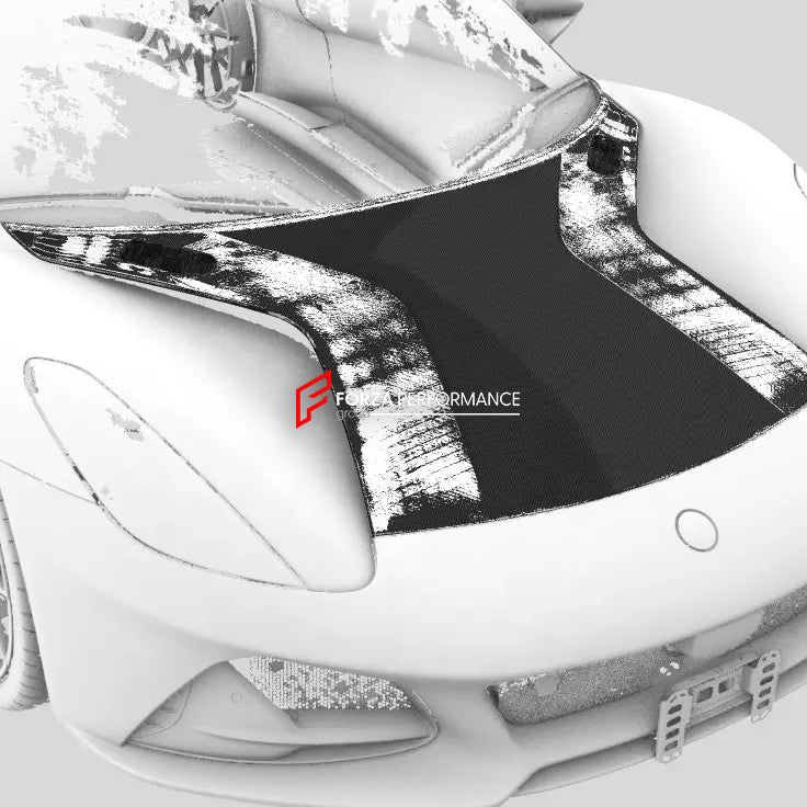 CARBON HOOD for LOTUS EMIRA  Set includes:  Hood