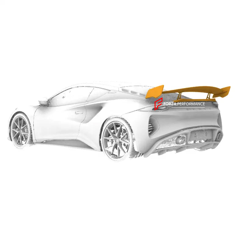 Emira Rear Spoiler STREET STYLE CARBON REAR SPOILER for LOTUS EMIRA – Forza Performance Group
