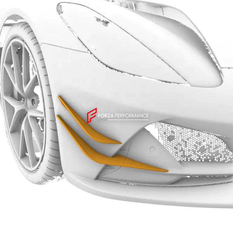 CARBON FRONT CANARDS for LOTUS EMIRA  Set includes:  Front Canards