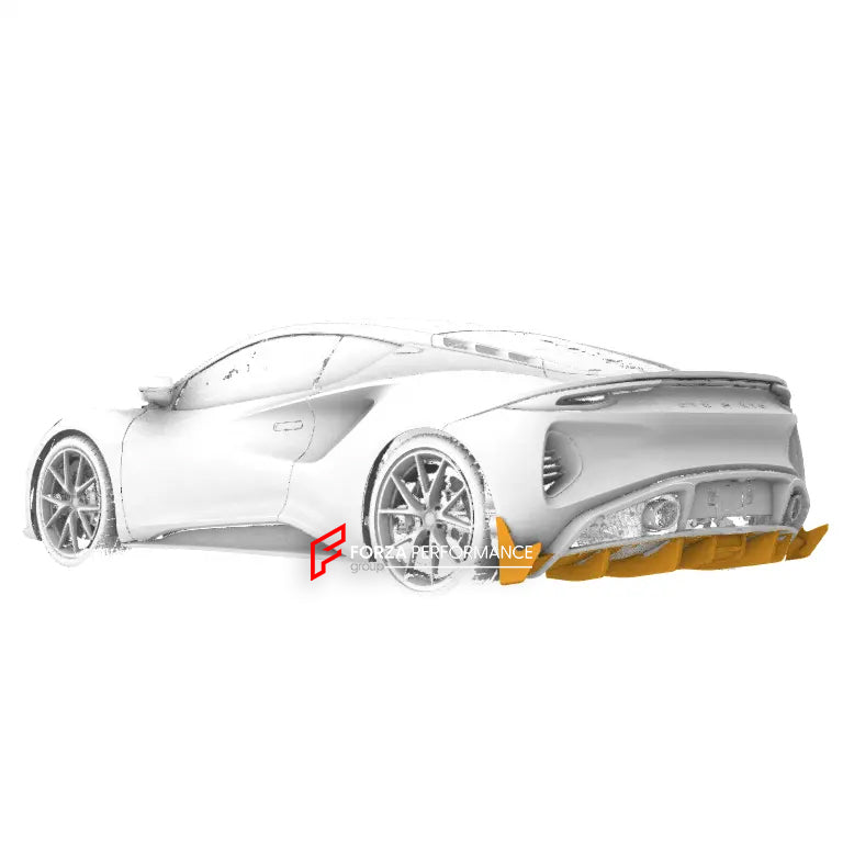 CARBON REAR DIFFUSER for LOTUS EMIRA  Set includes:  Rear Diffuser
