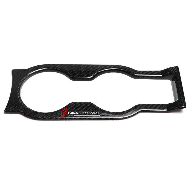 CARBON CENTER CONSOLE FRAME COVER AND CUPHOLDER for LOTUS EMIRA  Set includes:  Center Console Frame Cover Cupholder