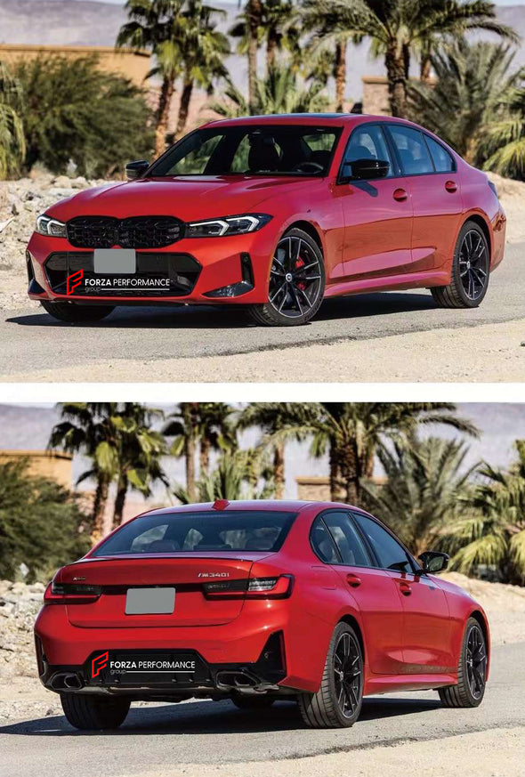 M-TECH BODY KIT for BMW 3-SERIES G20 LCI 340i 2019+    Set includes:  Front Bumper Front Bumper Air Vents Front Grille Side Mirror Covers Side Skirts Rear Bumper Rear Diffuser