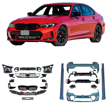 M-TECH BODY KIT for BMW 3-SERIES G20 LCI 340i 2019+



Set includes:

Front Bumper
Front Bumper Air Vents
Front Grille
Side Mirror Covers
Side Skirts
Rear Bumper
Rear Diffuser

Material: Plastic