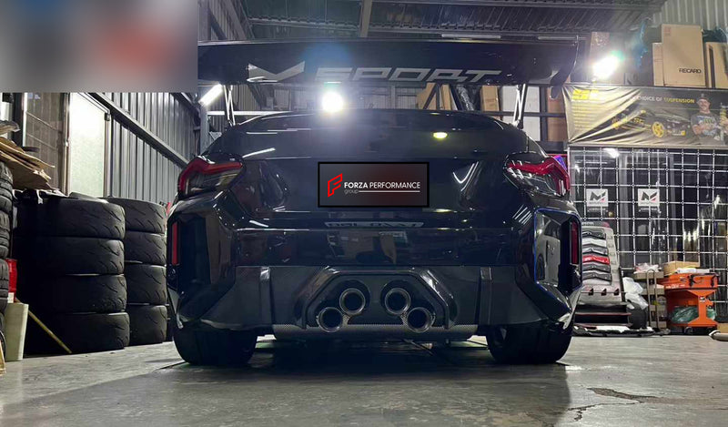 EXHAUST SYSTEM AND REAR DIFFUSER for BMW M2 G87 2023+