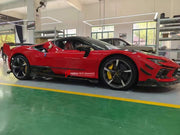 MANSORY STYLE CARBON BODY KIT for FERRARI SF90  Set includes:  Front Bumper Assembly Side Skirts Rear Spoiler Rear Bumper Assembly