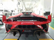 MANSORY STYLE CARBON BODY KIT for FERRARI SF90  Set includes:  Front Bumper Assembly Side Skirts Rear Spoiler Rear Bumper Assembly