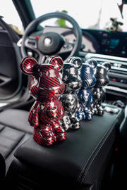 MULTICOLOR DRY CARBON | FORGED CARBON BEARS   Whether you want to check the quality of our carbon fiber or simply decorate your interior, we offer a wide selection of carbon bears of different types and colors.  Set includes: Carbon Bear