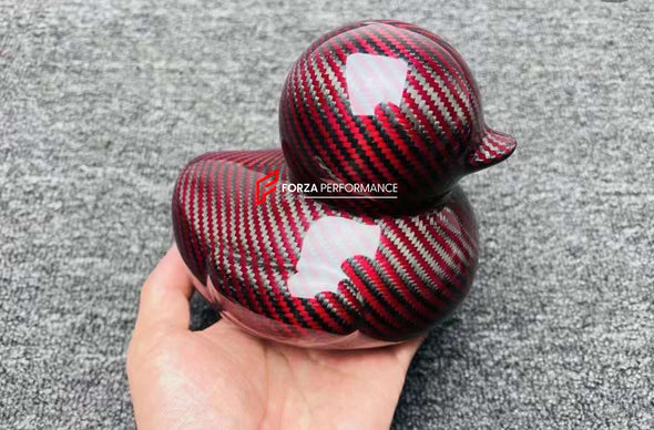 MULTICOLOR DRY CARBON | FORGED CARBON DUCKS Whether you want to check the quality of our carbon fiber or simply decorate your interior, we offer a wide selection of carbon ducks of different types and colors.  Set includes: Carbon Duck