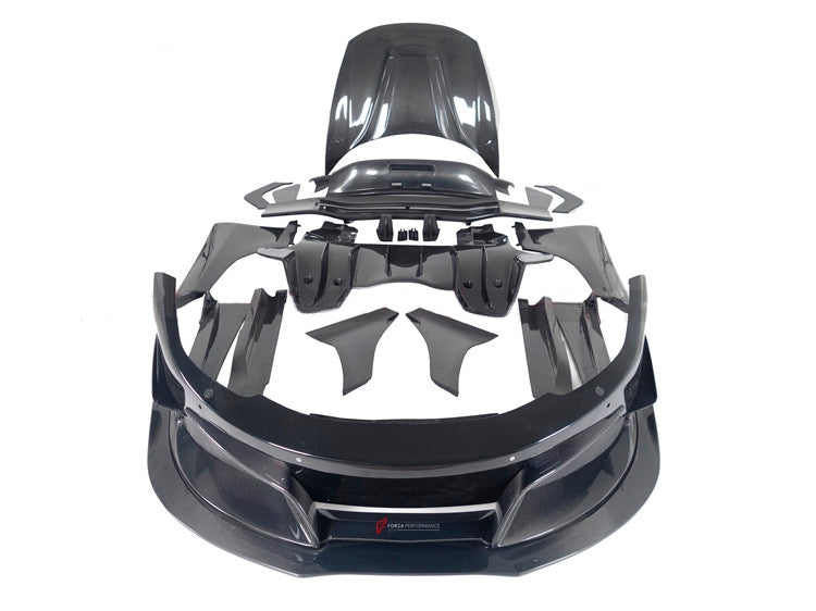 McLaren MP4 12C 2011-2014 Rebel Performance Style Carbon Fiber Full Body Kit