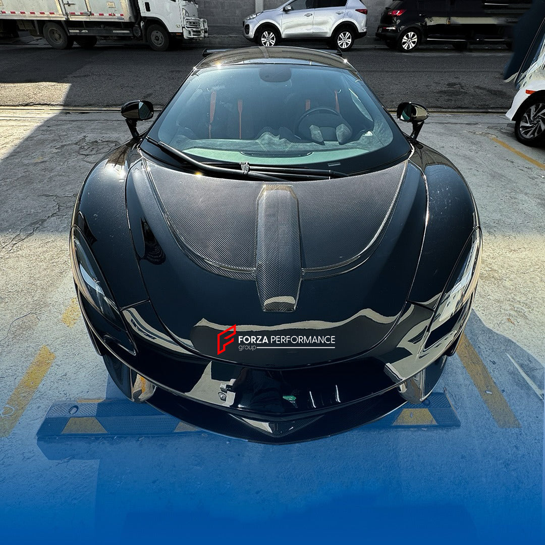 NOVITEC STYLE CARBON FIBER HOOD BONNET for MCLAREN 720S 2017+  Set includes:  Hood