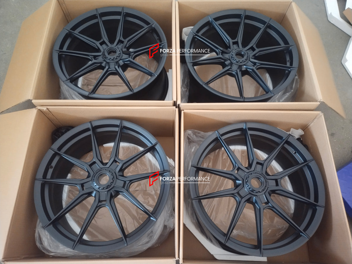 20 Black Rims NOVITEC VOSSEN NF9 STYLE 20 INCH FORGED WHEELS RIMS for FERRARI 488 2015