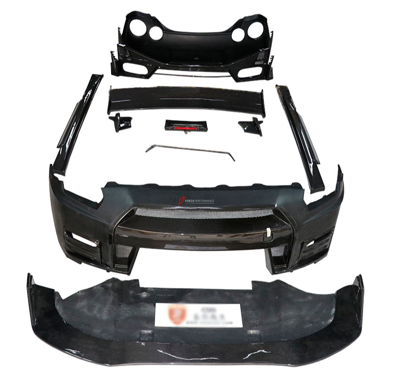 Nissan GTR R35 2008-2016 NSM Style Partial Carbon Fiber Full Body Kit