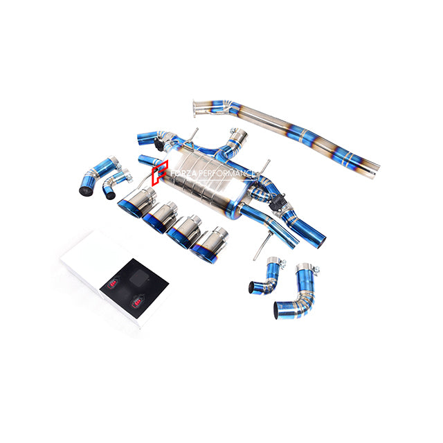 TITANIUM VALVED EXHAUST CATBACK MUFFLER for Nissan GT-R R-35 3.8T