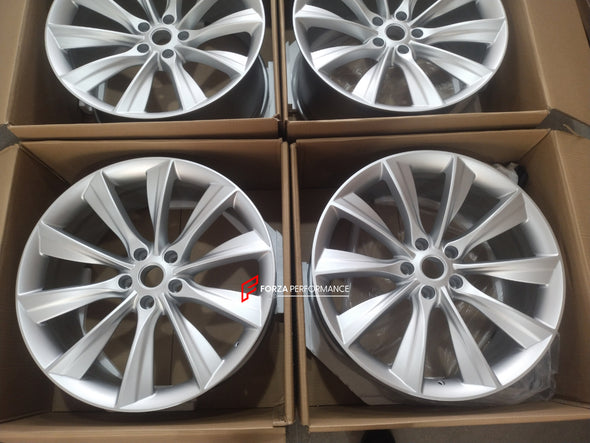 OEM MODEL X STYLE 21 INCH FORGED WHEELS RIMS for TESLA MODEL S PLAID 2023