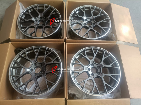 OEM PORSCHE 911 992 RS SPYDER STYLE 19 INCH FORGED WHEELS RIMS for MERCEDES-BENZ C-CLASS C43 AMG 4MATIC COUPE 2018