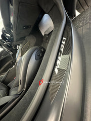 OEM STYLE DRY CARBON BODY KIT for MASERATI MC20 2020+  Set includes: Front Lip Side Skirts Rear Diffuser Rear Vent Trims Side Mirror Covers Shift Paddles Center Dashboard Cover Door Sills Engine Cover