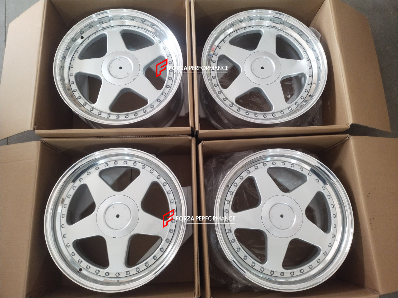 OZ RACING FUTURA STYLE 18 INCH FORGED WHEELS RIMS for MERCEDES-BENZ E ...