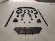 CARBON BODY KIT for PORSCHE TAYCAN  Set includes:  Front Lip Fender Flares Side Skirts Rear Diffuser