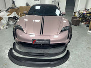 PRIOR DESIGN STYLE WIDE BODY KIT for PORSCHE TAYCAN TURBO S Set includes:  Front Lip Fender Flares Side Skirts Rear Diffuser