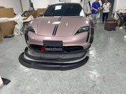 PRIOR DESIGN STYLE WIDE BODY KIT for PORSCHE TAYCAN TURBO S Set includes:  Front Lip Fender Flares Side Skirts Rear Diffuser