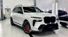 BODY AERO KIT for BMW X7 G07 LCI  Set includes:  Front Lip Side Skirts Rear Diffuser Rear Spoiler Roof Spoiler