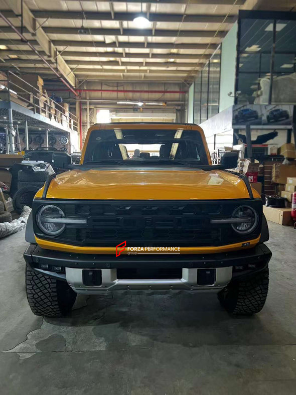 RAPTOR STYLE BODY KIT for FORD BRONCO 2021+    Set includes:  Front Grille Front Bumper Front Skid Plate Headlights