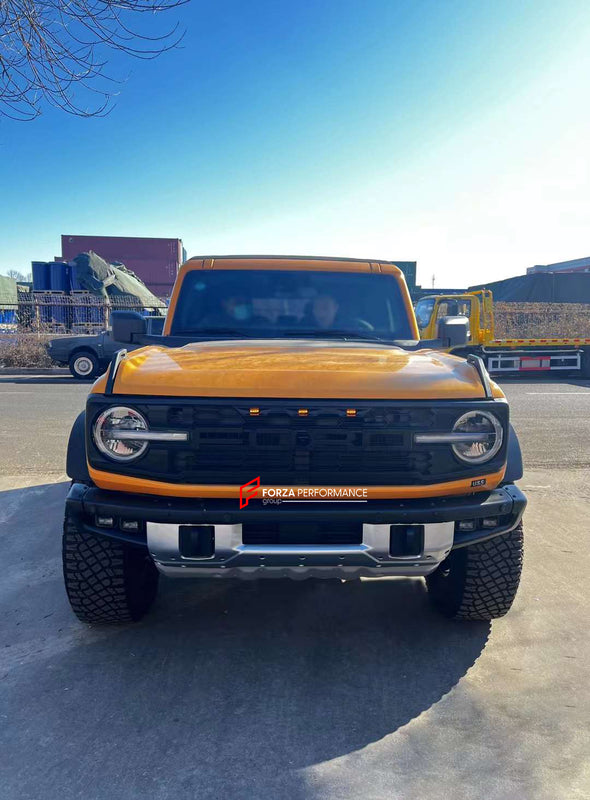 RAPTOR STYLE BODY KIT for FORD BRONCO 2021+    Set includes:  Front Grille Front Bumper Front Skid Plate Headlights