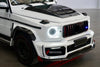 CONVERSION CARBON BODY KIT for MERCEDES-BENZ G-CLASS G63 G550 1990 - 2017 to W464 2018 - 2023  Set includes:  Front Bumper Front Grille Side Fenders Side Vents Rear Diffuser Roof Spoiler Exhaust Tips