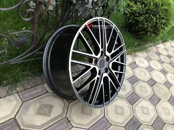 We manufacture premium quality forged wheels rims for PORSCHE 911 in any design, size, color. Wheels size: Front: 22 x 10 ET 48 Rear: 22 x 11.5 ET 61 PCD: 5 x 130 CB: 71.6 Forged wheels can be produced in any wheel specs by your inquiries and we can provide our specs Compared to standard alloy cast wheels, forged wheels have the highest strength-to-weight ratio; they are 20-25% lighter while maintaining the same load factor. Finish: brushed, polished, chrome, two colors, matte, satin, gloss