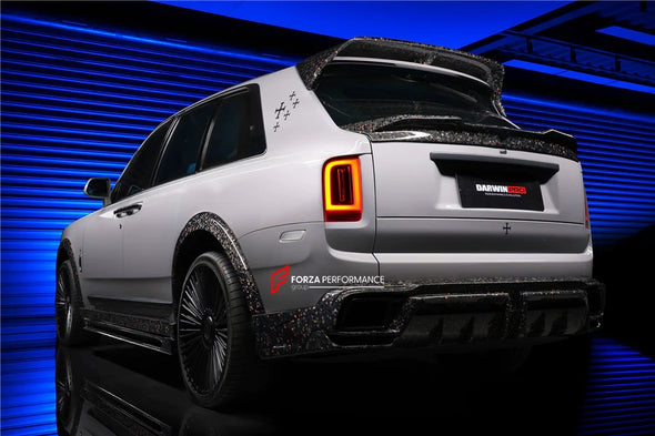 AUTHENTIC DARWINPRO FORGED CARBON BODY KIT for ROLLS-ROYCE CULLINAN  Set includes:  Front Lip Side Skirts Rear Diffuser Exhaust Tips