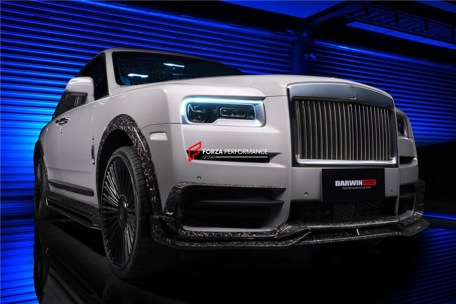 AUTHENTIC DARWINPRO FORGED CARBON BODY KIT for ROLLS-ROYCE CULLINAN  Set includes:  Front Lip Side Skirts Rear Diffuser Exhaust Tips