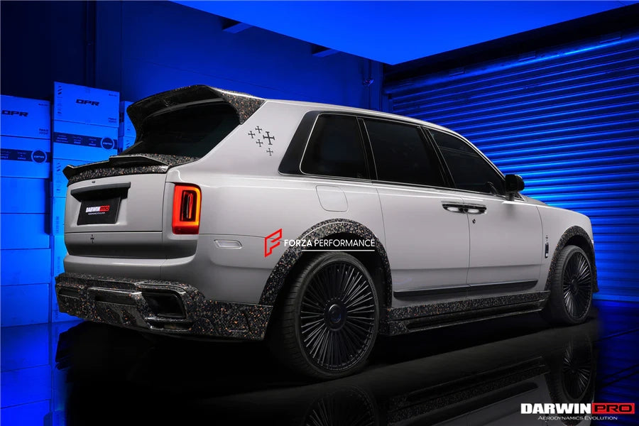AUTHENTIC DARWINPRO FORGED CARBON BODY KIT for ROLLS-ROYCE CULLINAN  Set includes:  Front Lip Side Skirts Rear Diffuser Exhaust Tips
