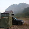 Rooftop tent and vehicle mounting system for camping