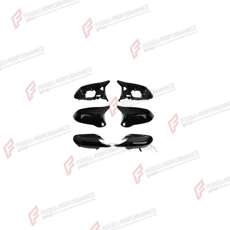 SIDE MIRROR COVERS for BMW 1 SERIES F20 2 SERIES F22 F23 3 SERIES F30 F35 GRAN TURISMO F34 4 SERIES F32 F33 F36 X1 E84 I3 I01 2009 - 2022