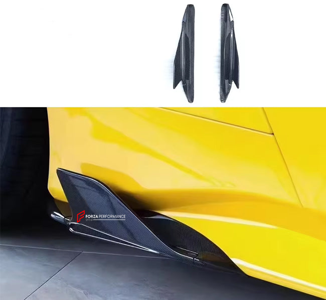 DRY CARBON FIBER SIDE SKIRTS SC Style for FERRARI 488 GTB 2015 - 2019