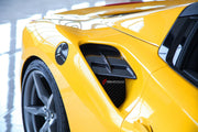 DRY CARBON FIBER Side Air Outlet SC Style for FERRARI 488 GTB 2015 - 2019