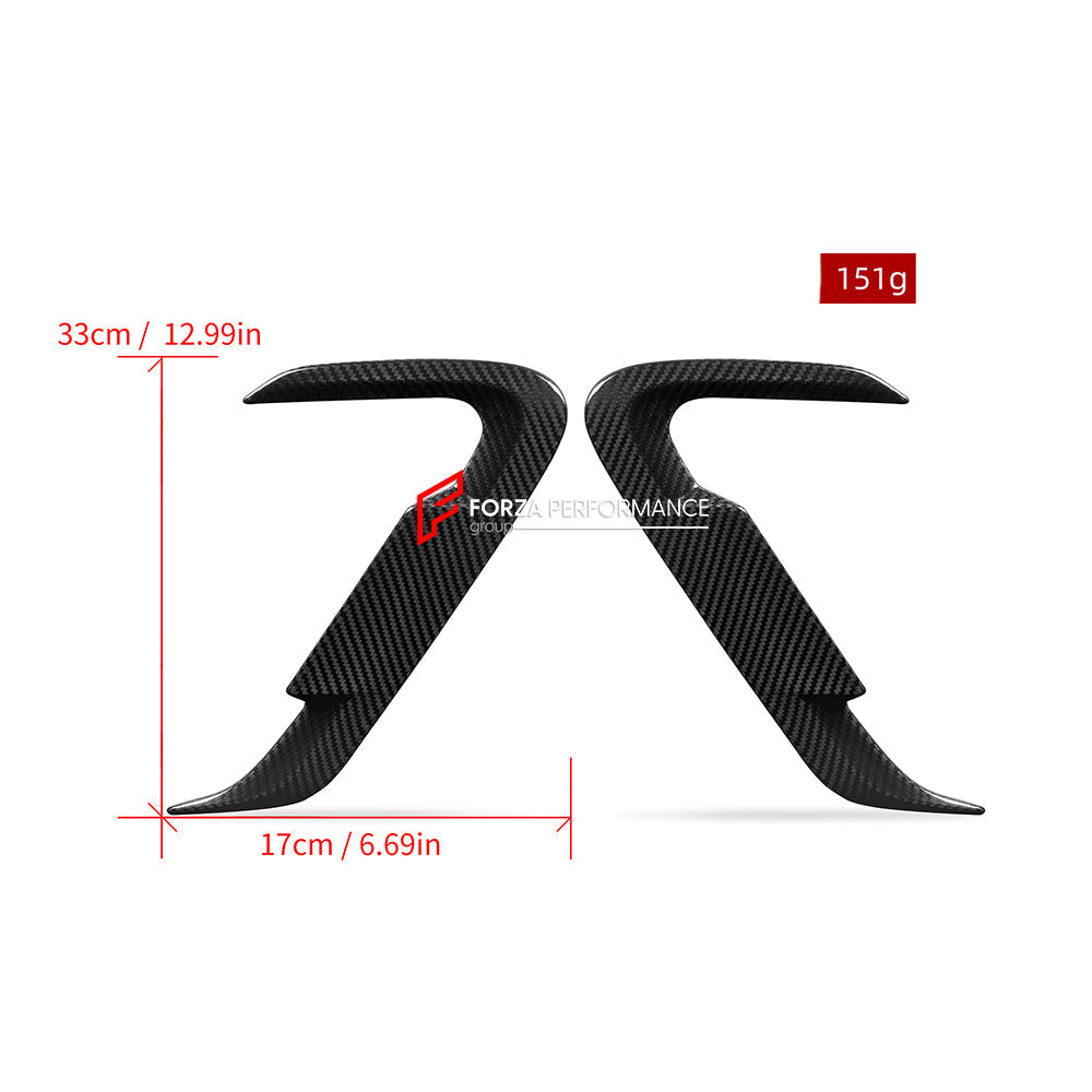AUTHENTIC SOOQOO CARBON FRONT FENDER TRIMS for BMW X3 G01 LCI 2022-2024 X4 G02 LCI 2022+ iX3 G08 LCI 2022+

Set includes:

Front Fender Trims

Material: Carbon

Note: Professional installation is required