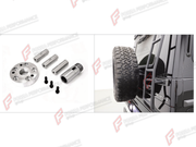 SPARE WHEEL TIRE COVER CONVERSION BRACKET for MERCEDES-BENZ G-CLASS W463 2008 - 2018

Set includes:
Spare Wheel Tire Cover Conversion Bracket

Material: Plastic

NOTE: Professional installation is required.