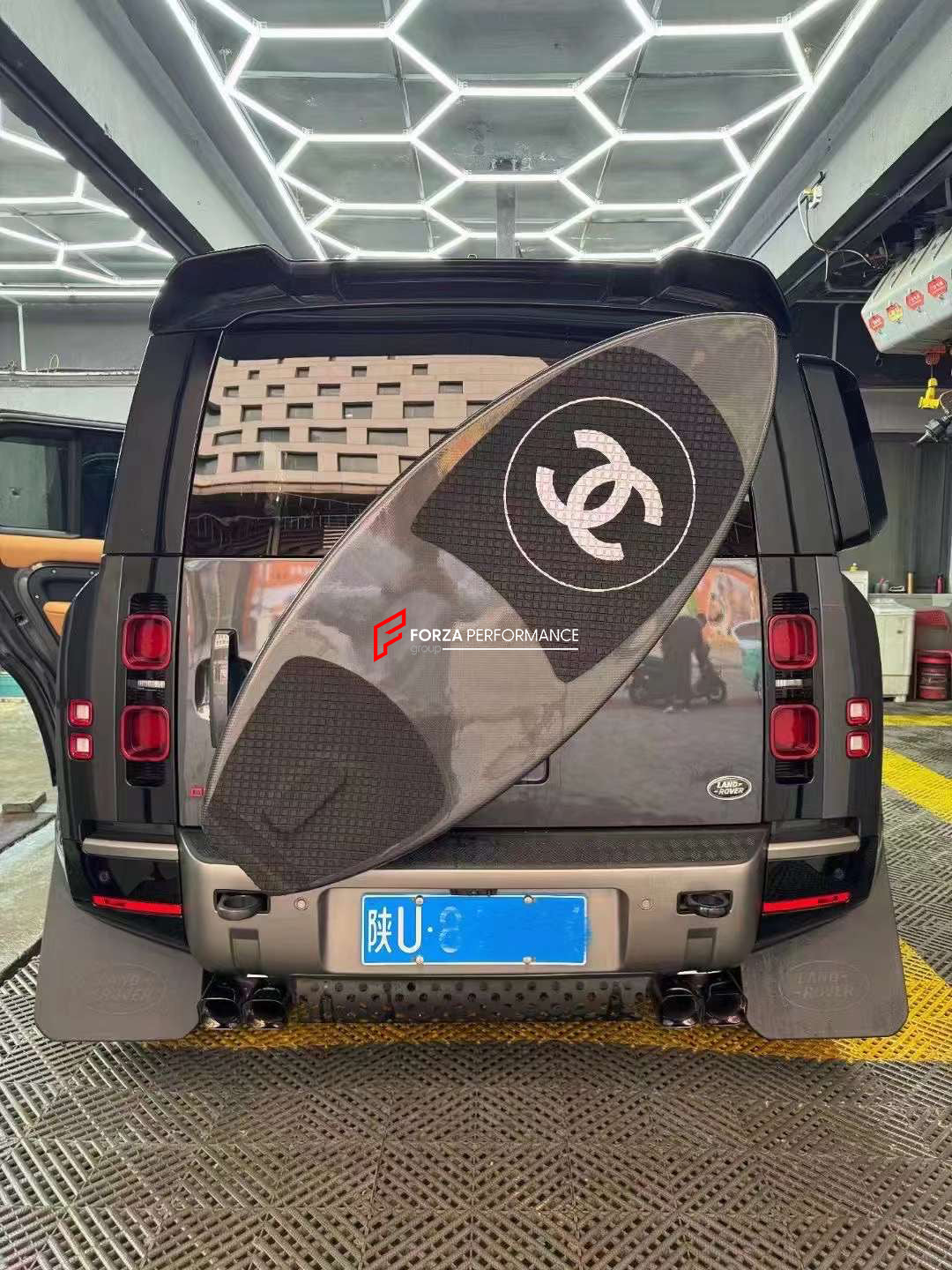 SURFBOARD FOR ALL MODELS WITH SPARE TIRE COVER