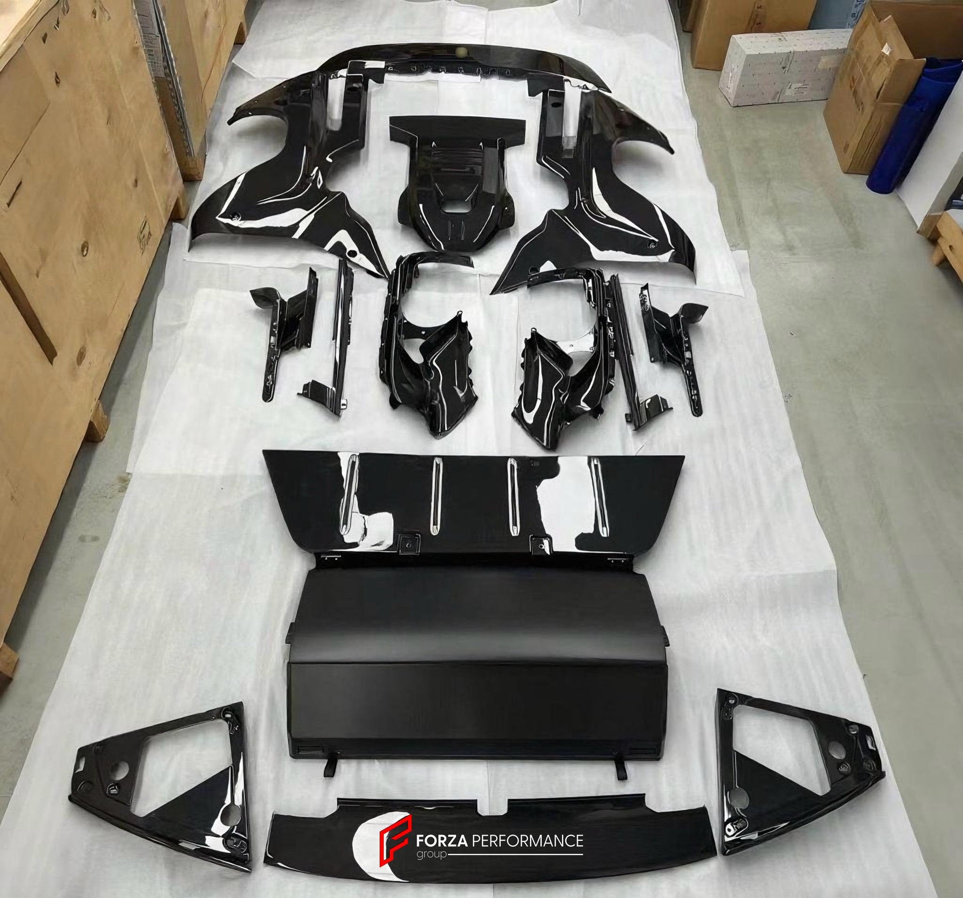 CARBON EXTERIOR TRIMS KIT for FERRARI 12 CILINDRI 2025+