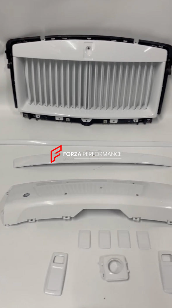 FRONT WHITE GRILLE for ROLLS-ROYCE GHOST  Set includes:  Front Grille