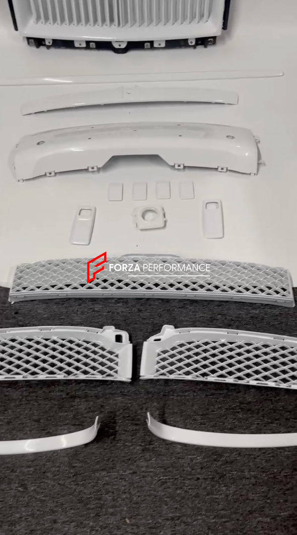 FRONT WHITE GRILLE for ROLLS-ROYCE GHOST  Set includes:  Front Grille