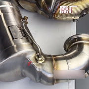 VALVED EXHAUST CATBACK MUFFLER for LOTUS EMIRA 2.0T  Set includes:  Center Pipes Mufflers with valves Exhaust tips