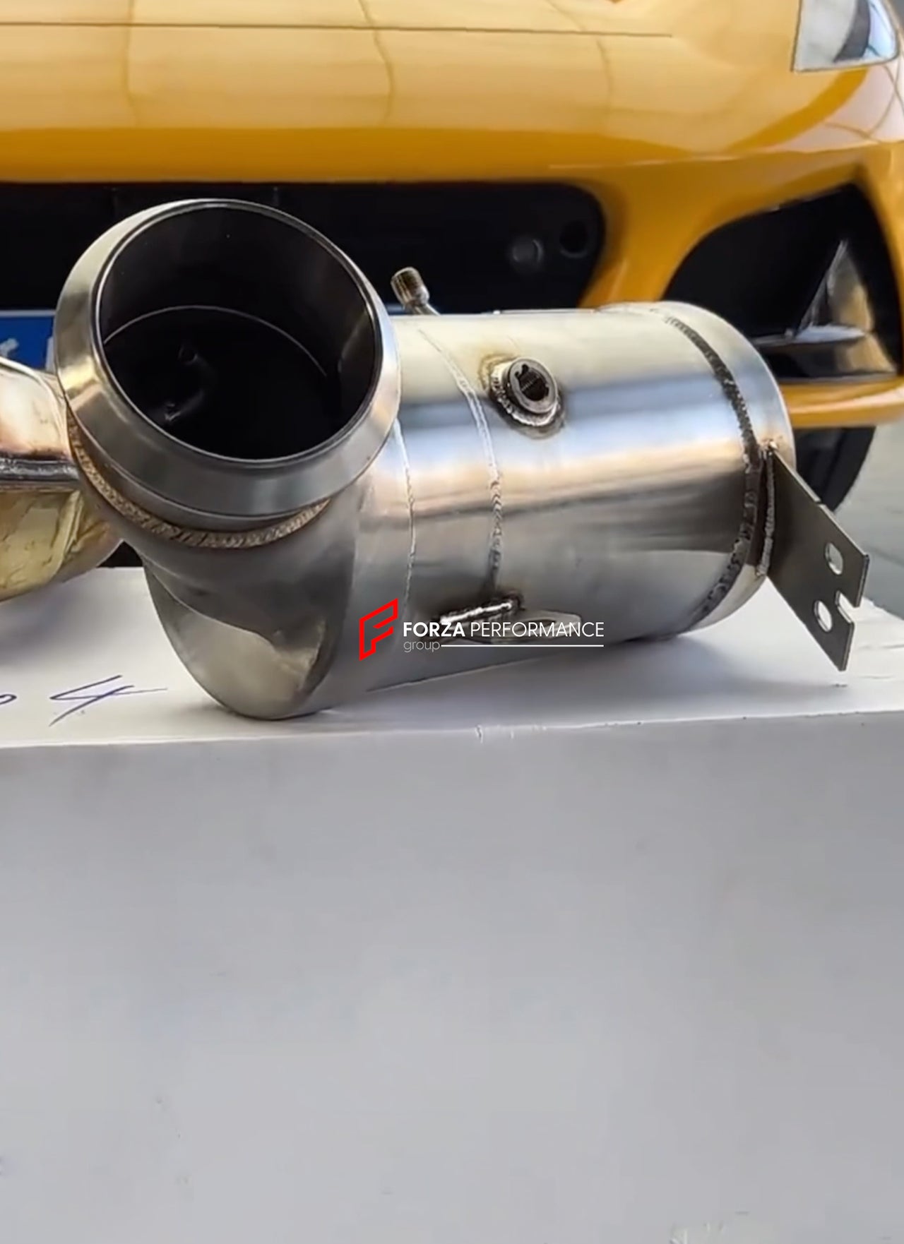 VALVED EXHAUST CATBACK MUFFLER for LOTUS EMIRA 2.0T  Set includes:  Center Pipes Mufflers with valves Exhaust tips