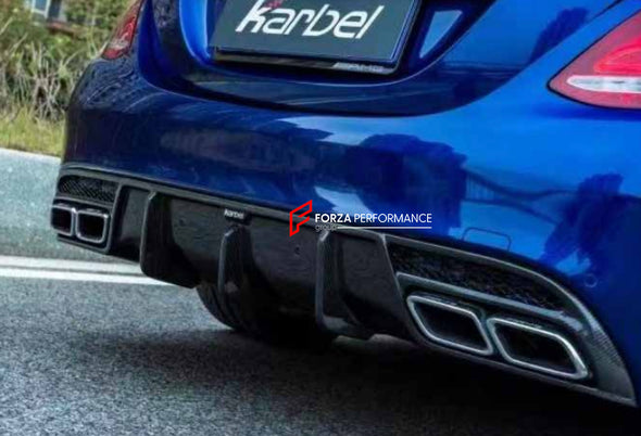 AUTHENTIC KARBEL REAR DIFFUSER for MERCEDES-BENZ C63 AMG 2014 - 2019  Set includes:  Rear Diffuser