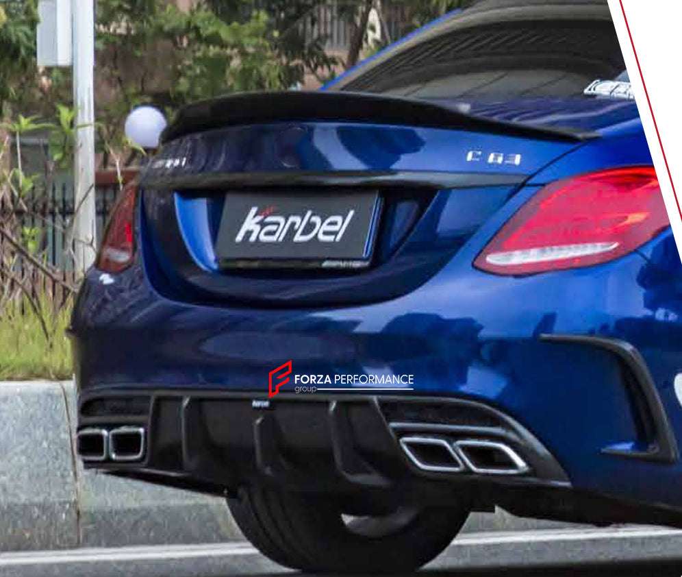 AUTHENTIC KARBEL CARBON REAR DIFFUSER for MERCEDES-BENZ C63 AMG 2014