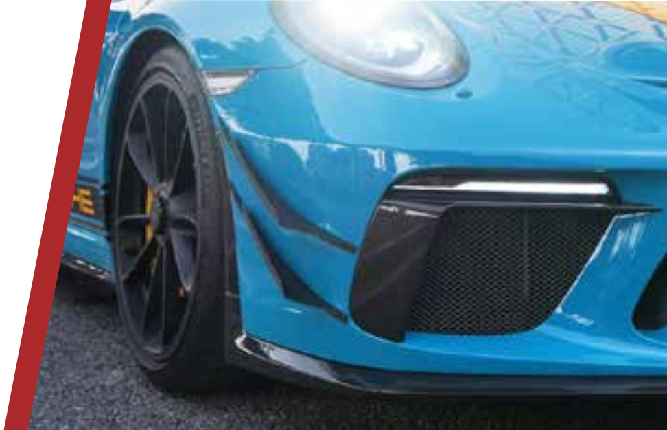 AUTHENTIC KARBEL CARBON CANARDS for PORSCHE 911 991.2 GT3  Set includes:  Canards